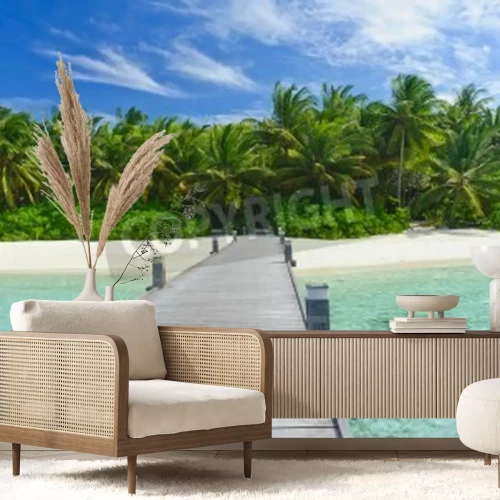 Fotobehang Tropen op de Malediven