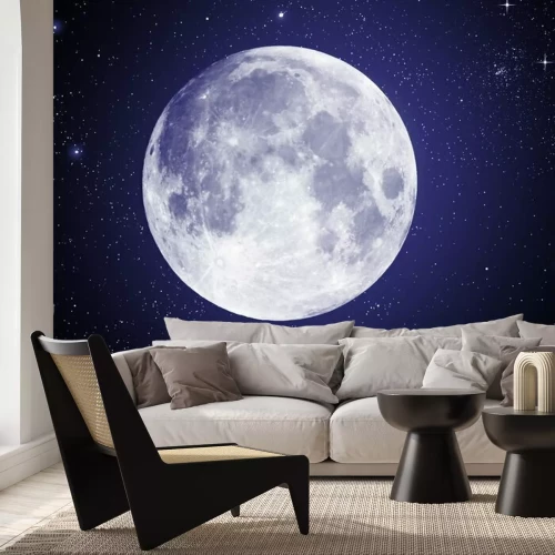 Fotobehang Heelal en maan