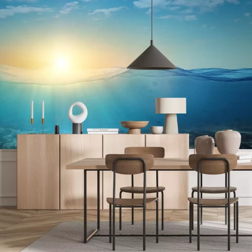 Sticker Underwater background