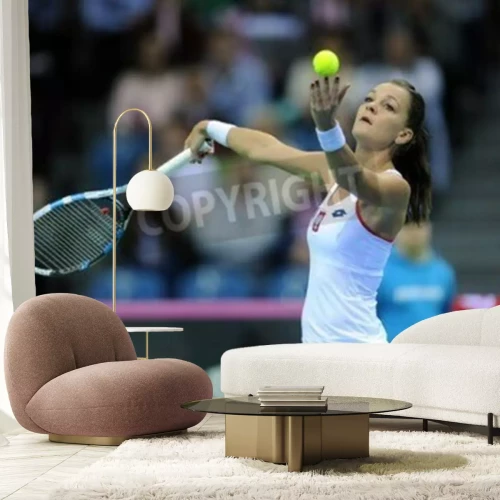 Fotobehang Tennis Agnieszka Radwanska