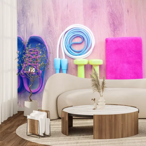 Sticker fitnessapparatuur