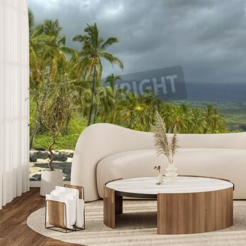 Fotobehang Tropen en vulkanische lava