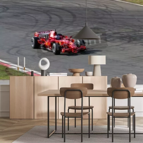 Fotobehang Oefenen op het formule 1 circuit