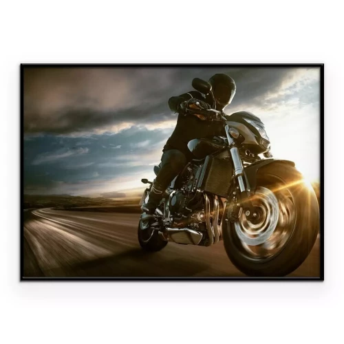 Poster Snelle motorfiets