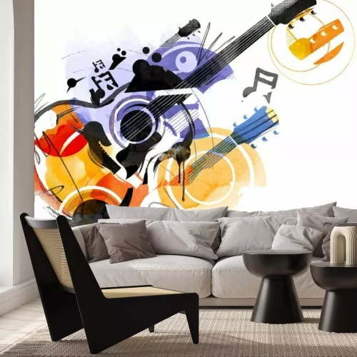 Sticker Guitar Sketch