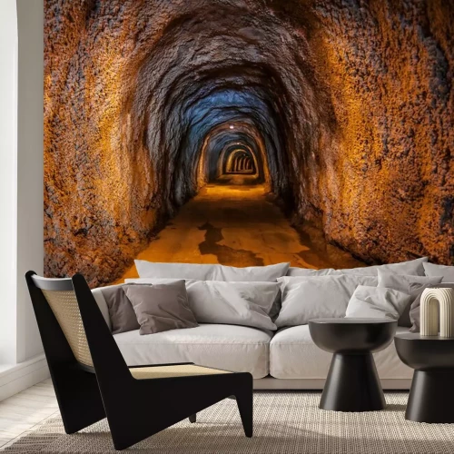Fotobehang Ondergrondse tunnel
