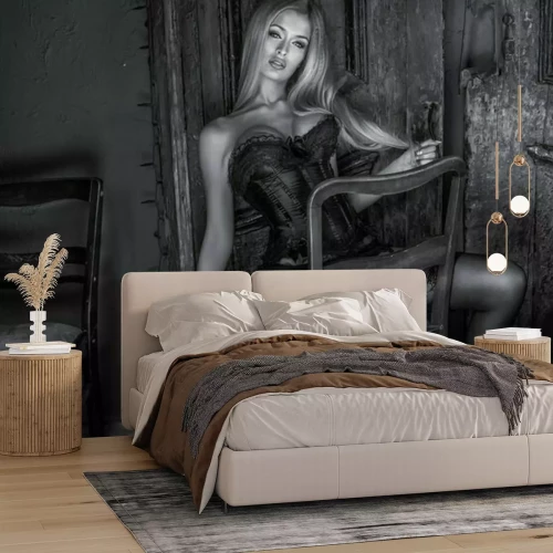 Fotobehang Naakte sexy vrouw