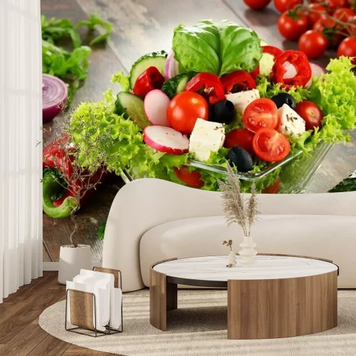 Fotobehang Groentesalade