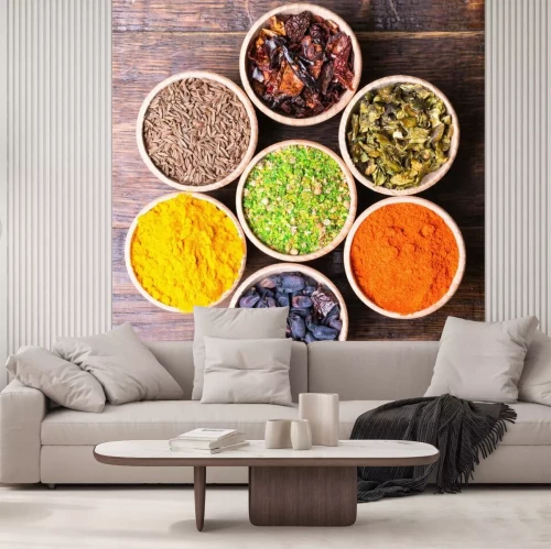 Fotobehang Kruiden in de keuken