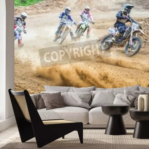 Fotobehang Motorcross