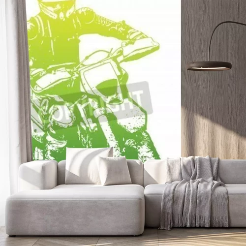 Fotobehang Biker