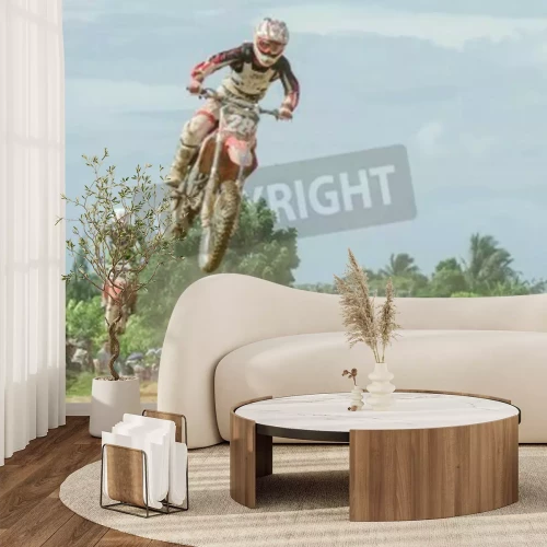 Fotobehang Motorcross