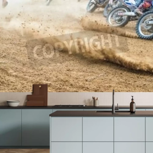 Fotobehang Motorcross