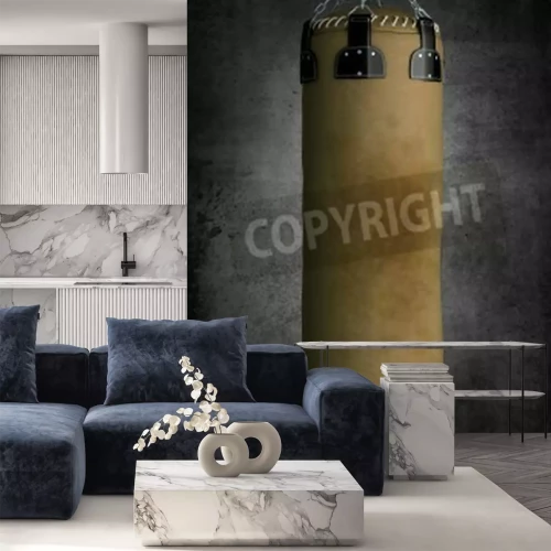 Fotobehang Bokszak voor training