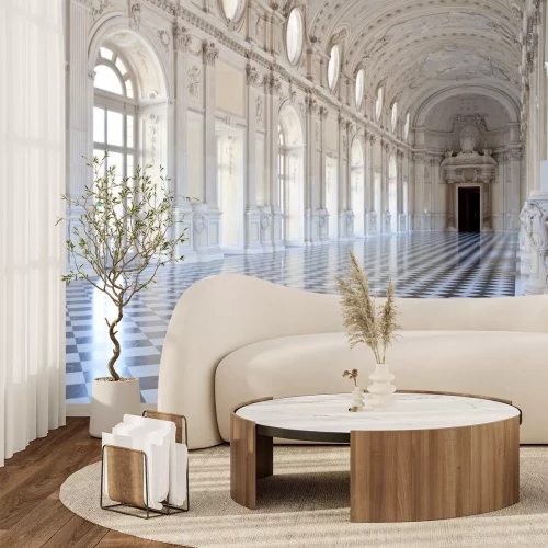 Fotobehang Uitzicht op een Weens kasteel