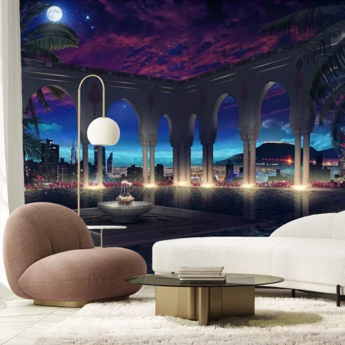 Fotobehang Moderne architectuur van het oosten