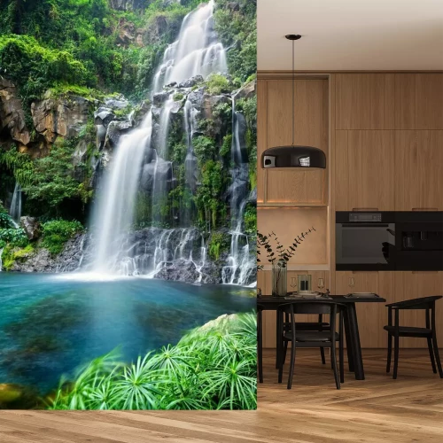 Fotobehang Een watercascade