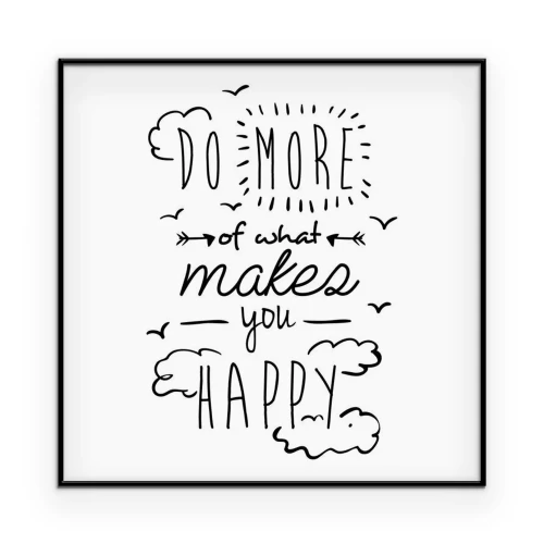 Poster Handgeschreven inspirerend motto