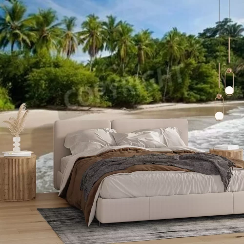 Fotobehang Tropische kustlijn