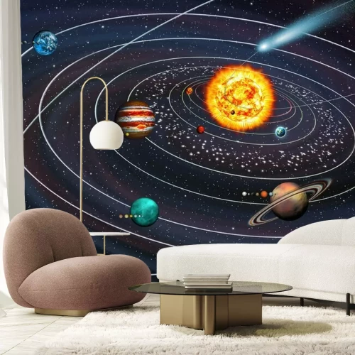 Fotobehang Planeten aan de hemel