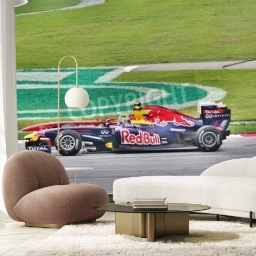 Fotobehang Formule 1 raceauto van het team