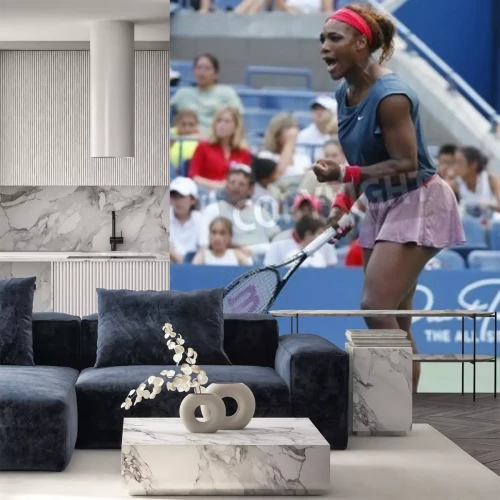 Fotobehang Serena Williams op de US Open
