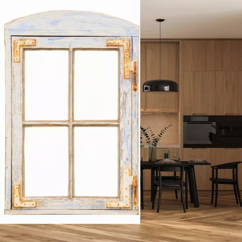 Fotobehang AltesFenster1807a