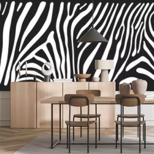 Sticker Vector achtergrond met gestreepte huid