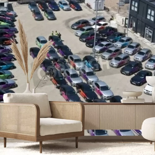 Fotobehang Officiële London 2012 Olympic BMW 5-serie.