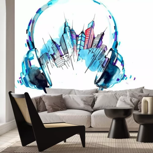 Sticker Geluiden van de stad