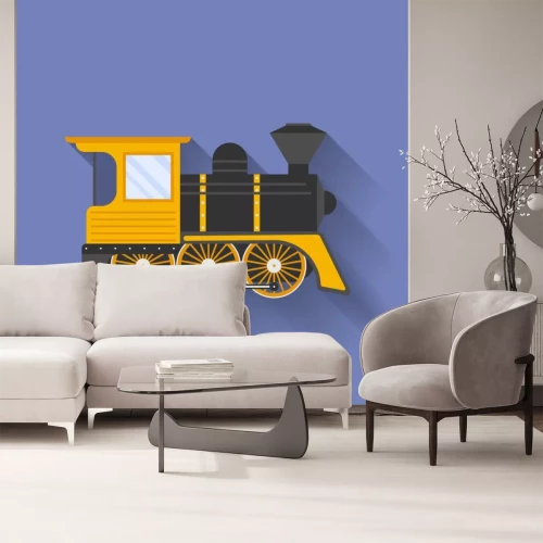 Sticker Vlakke stijl