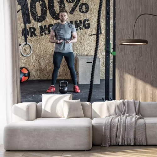 Sticker Instructor of cross fit training