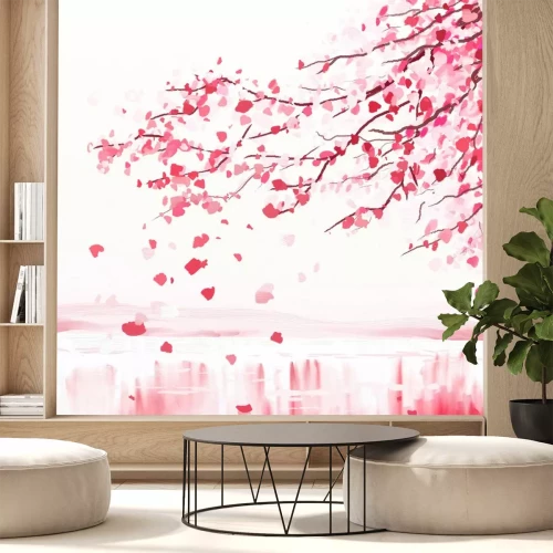 Sticker Japanse kersenboom