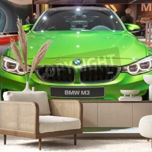 Fotobehang AMSTERDAM - APRIL 16, 2015: BMW M3 at the AutoRAI 2015.