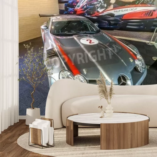 Fotobehang Phillip Island Grand Prix Circuit, Australia - January 4, 2015: Mercedes Benz SLR McLaren 722 GT.  Phillip Island is famous for its international motorcycle and car racing events.