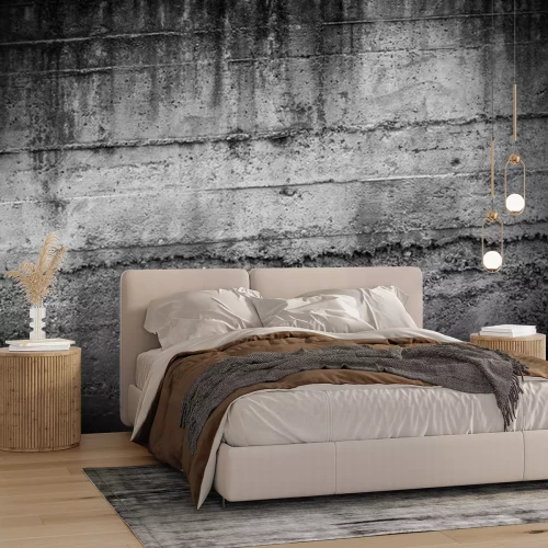 Fotobehang Rustieke structuren op een betonnen muur