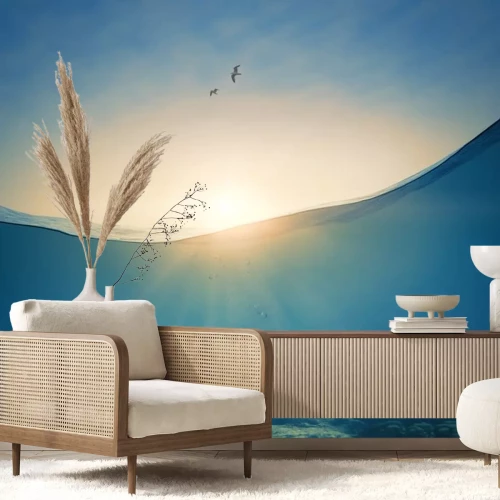 Sticker Onderwater achtergrond