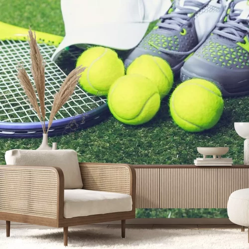 Sticker Tennis apparatuur