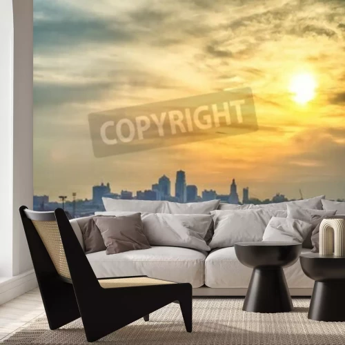 Fotobehang Zonsopgang in Kansas City
