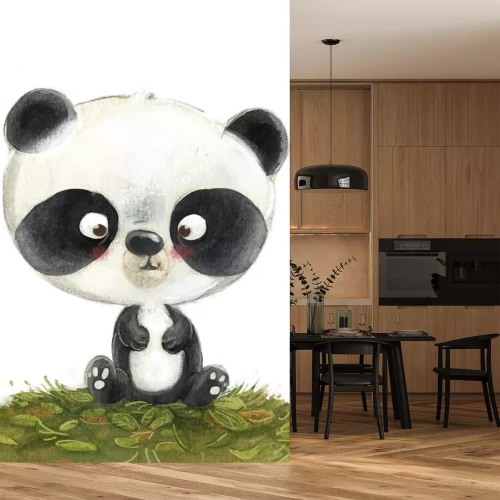 Sticker oso panda pequeño