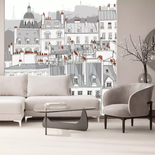 Fotobehang Hoge huizen