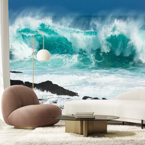 Fotobehang Zee, golven en rotsen