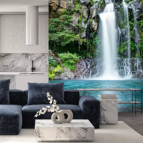 Fotobehang Exotische watercascade