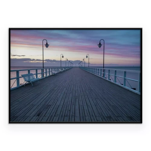 Poster Kustpier in Gdynia Orłowo