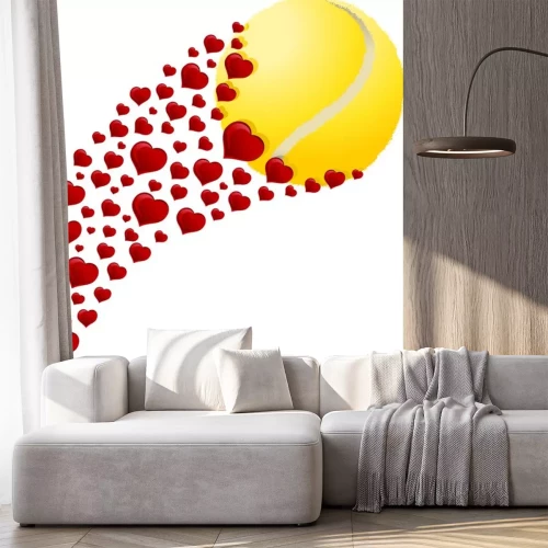 Sticker Tennis Champagne Celebration