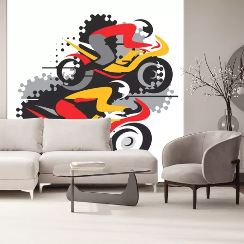 Sticker Motorfiets concurrentie