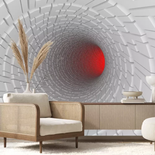 Fotobehang Heldere geometrische tunnel