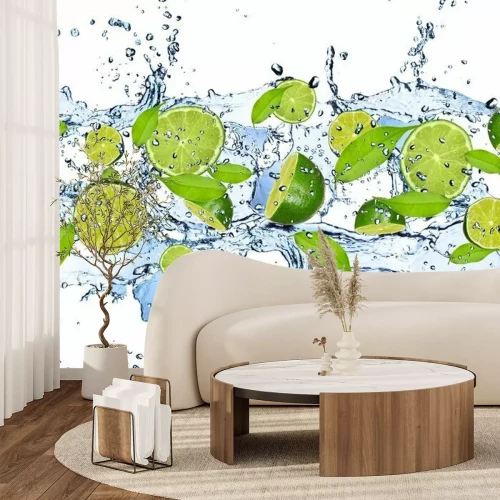 Sticker Limoenen in koolzuurhoudend water