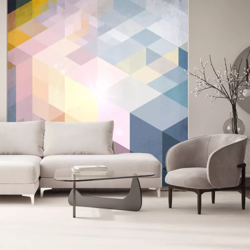 Sticker Trójkąty w słońcu