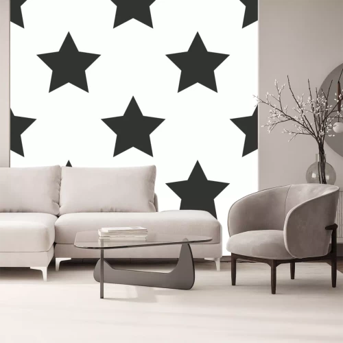 Sticker naadloze patroon met ster